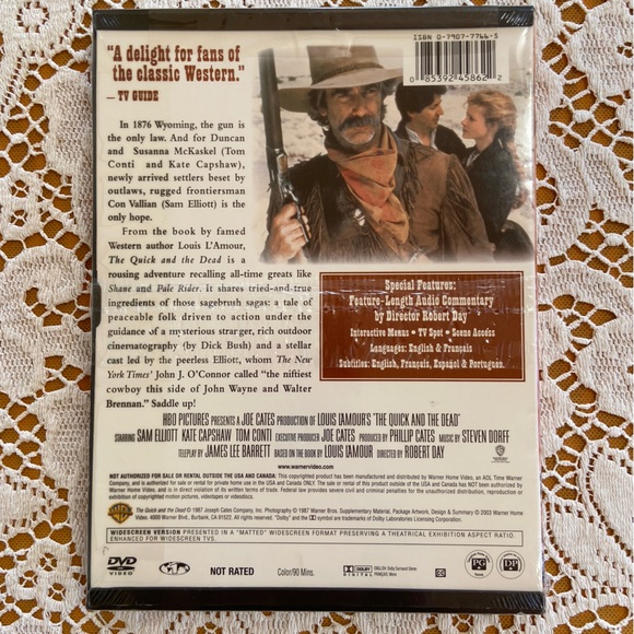 Louis L'Amour - 3 DVDs - The Shadow Riders, The Quick and the Dead, and Conagher - Picture 12 of 16